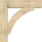 Ekena Millwork Thorton Block Rough Sawn Bracket w/ Offset Brace, Douglas Fir, 8"W x 34"D x 34"H BKT0806X34X34THR05RDF - alternate 4